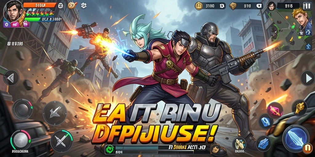 Screenshot menunjukkan aksi pertarungan seru di dalam game 8180.