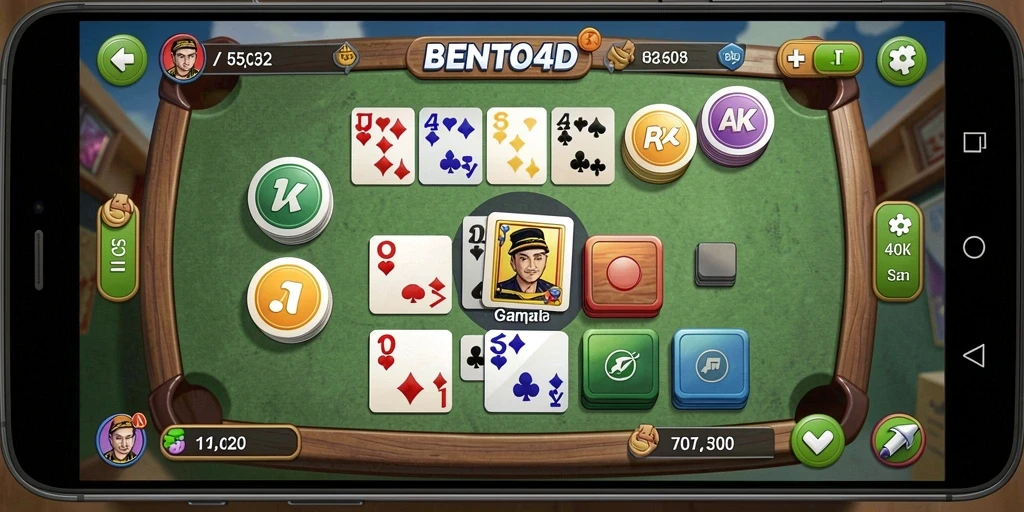 Tangkapan layar gameplay BENTO4D yang menarik dan interaktif.