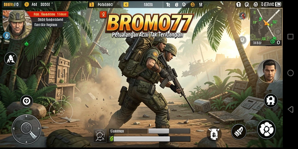 Tampilan gameplay BROMO77 yang menegangkan dan mengasyikkan.