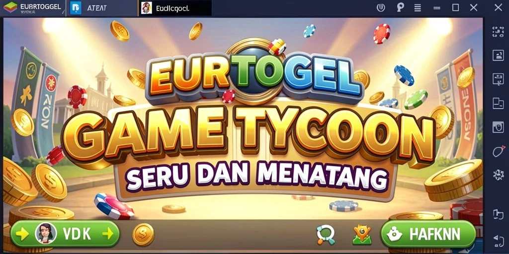 Tangkapan layar gameplay <strong>EUROTOGEL</strong> menunjukkan eksplorasi dunia Tycoon yang menarik.