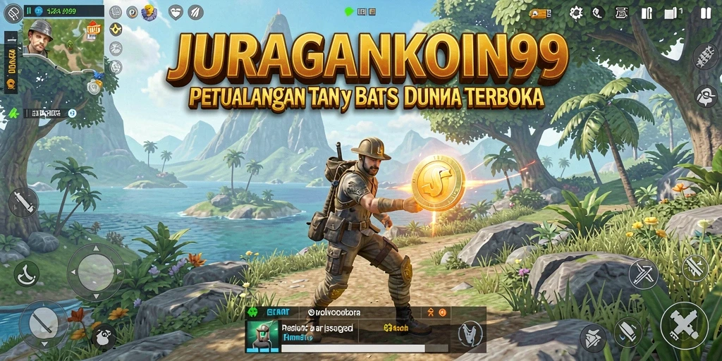 Tampilan gameplay menampilkan dunia terbuka yang luas dan kaya.