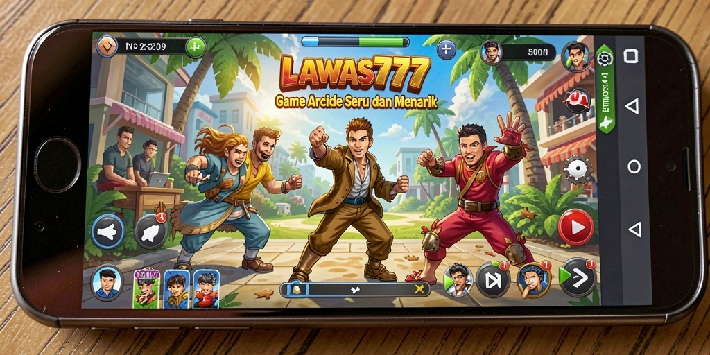 Tampilan menarik dari LAWAS777 saat pemain beraksi di gameplay Arcade.