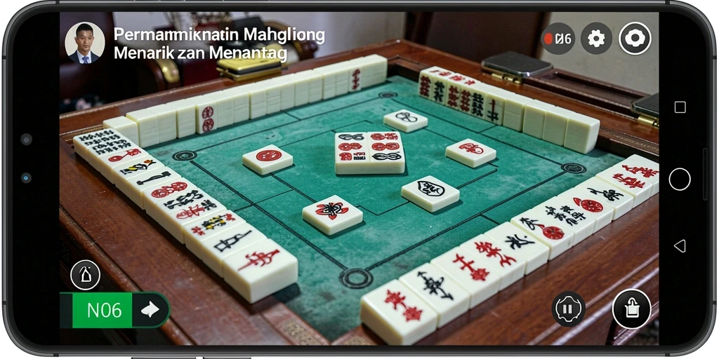 Tampilan permainan Mahjong N06 yang menarik dan penuh warna.