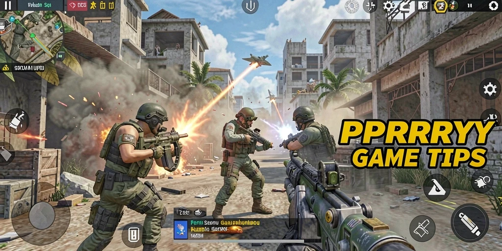 Tampilan gameplay seru dari PPRRYY di pertempuran TPS.