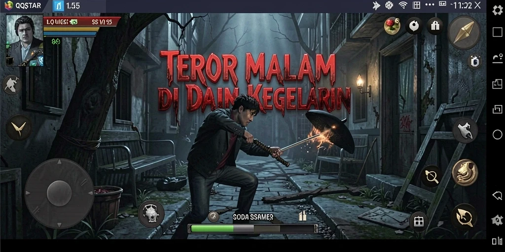 Tampilan menakutkan permainan QQSTAR yang memacu adrenalin.
