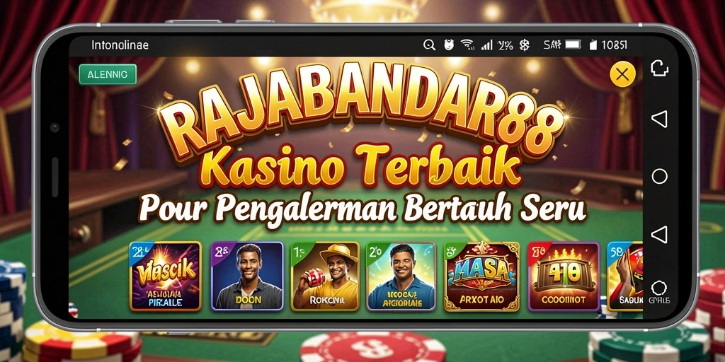 Tampilan gameplay seru dari RAJABANDAR88 yang memikat para pemain.