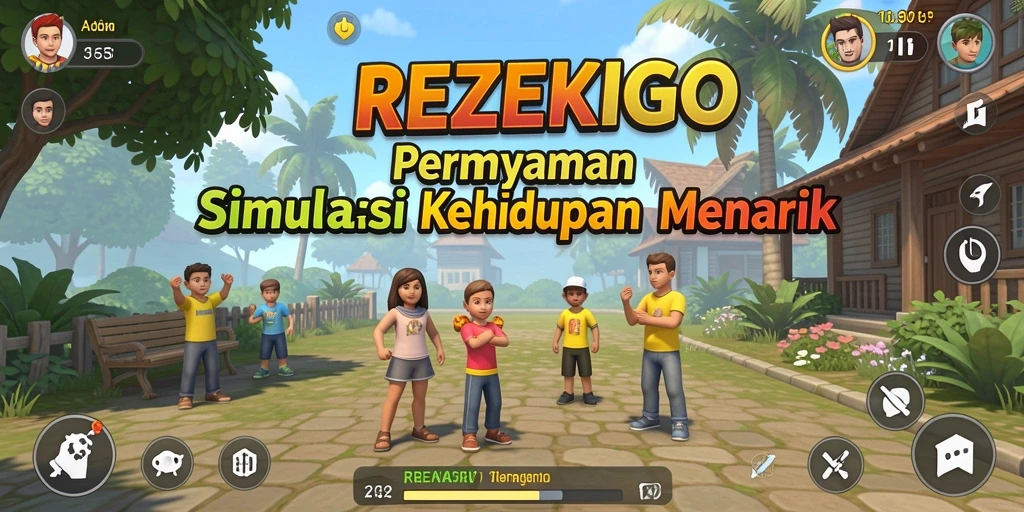 Tampilan gameplay menarik dari REZEKIGO yang penuh tantangan.
