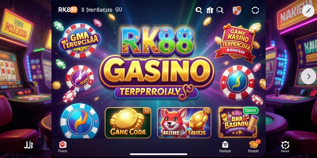 Tampilan screenshot RK88 menampilkan antarmuka permainan Kasino yang menarik.