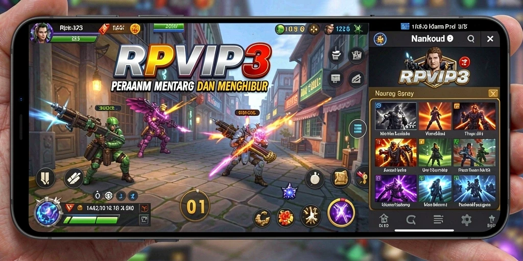 Tampilan gameplay RPVIP3 yang menegangkan dan penuh strategi.